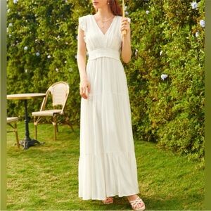 Modcloth Notes of Grace Garden Girl Boho Maxi Dress 1x New Cottagecore